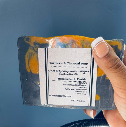 Active charcoal & Turmeric Soap